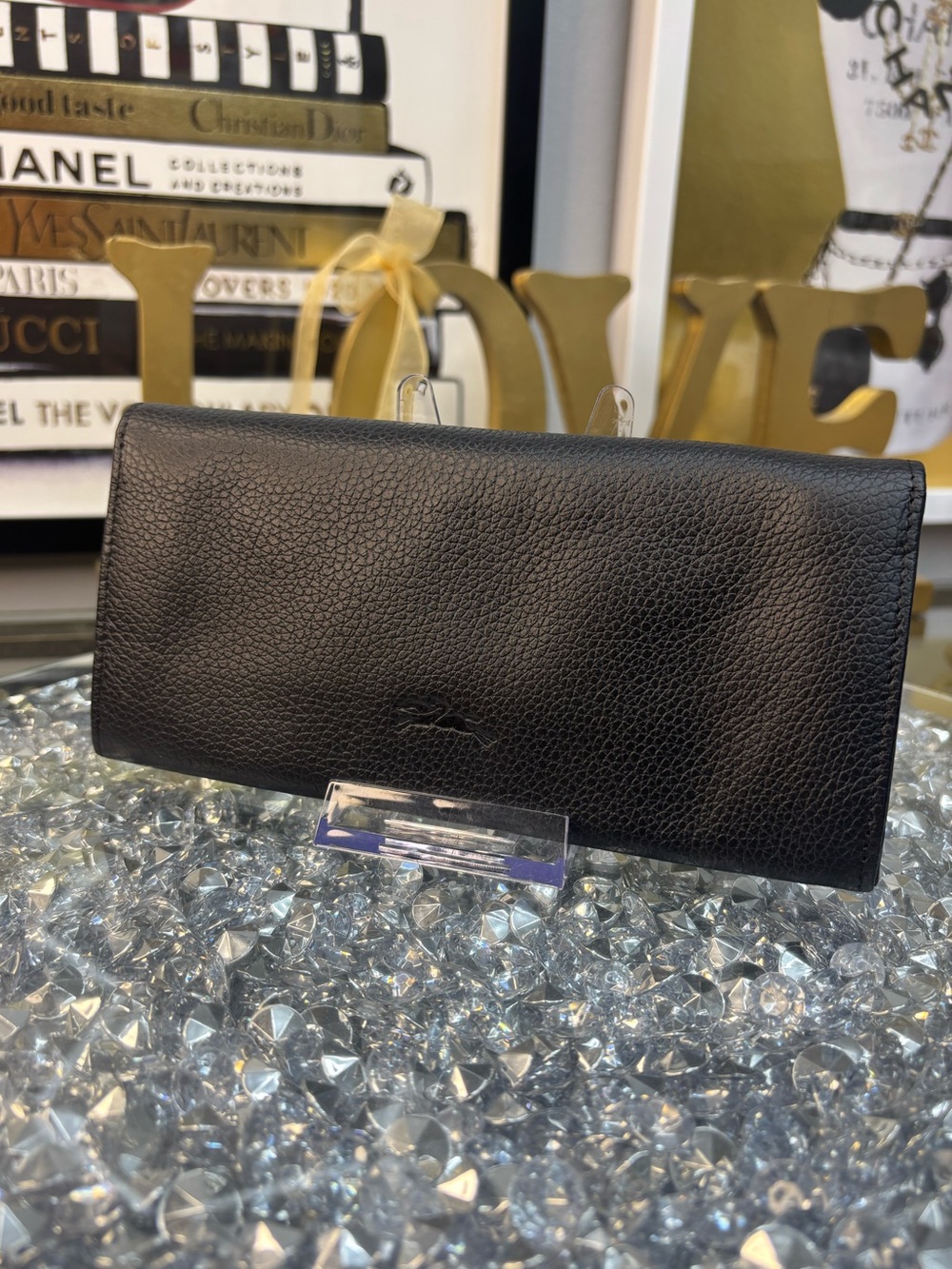 Longchamp Le Foulonné Long Continental Wallet EUC - Picture 4 of 17